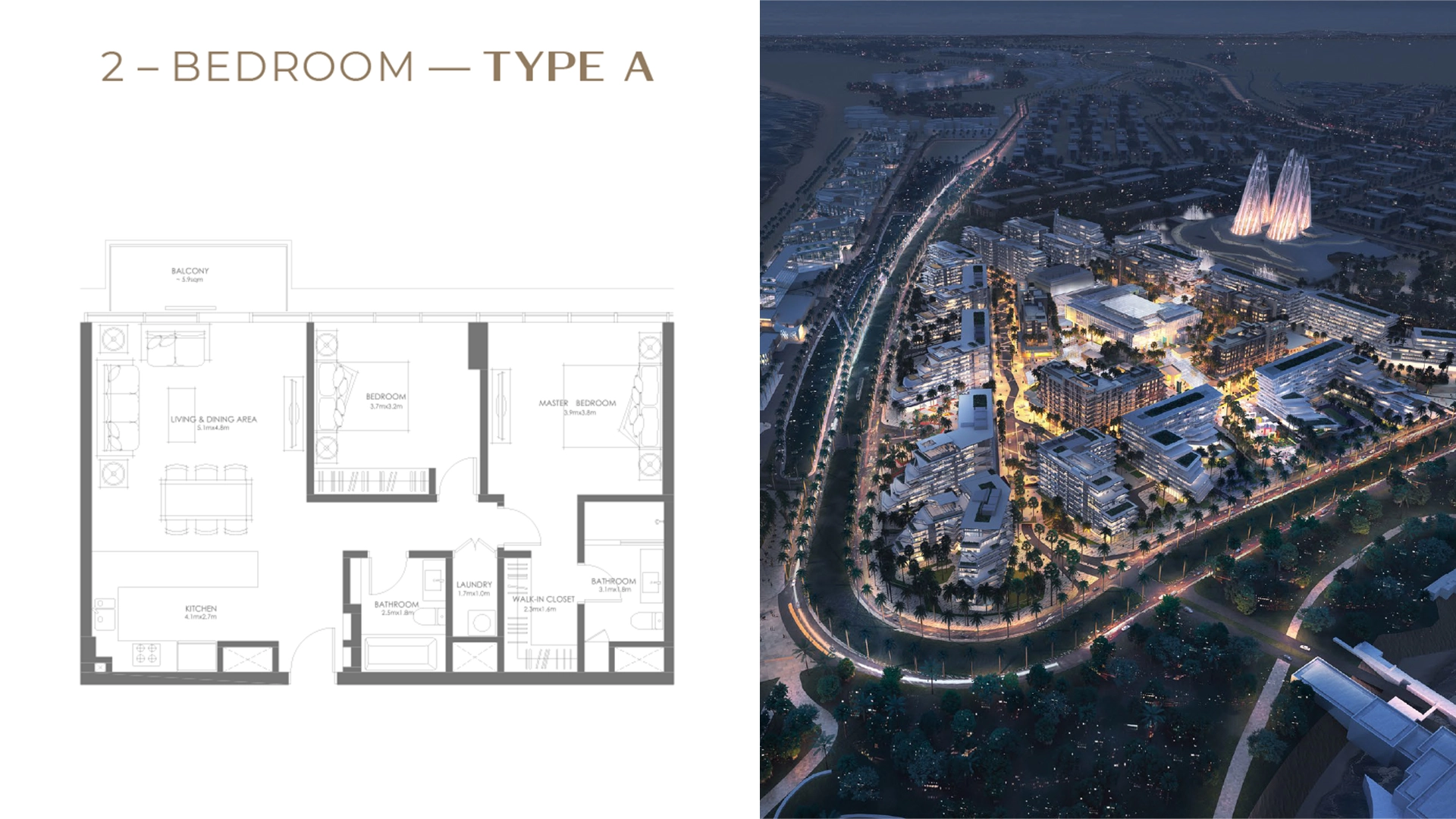 2 BR - Type B